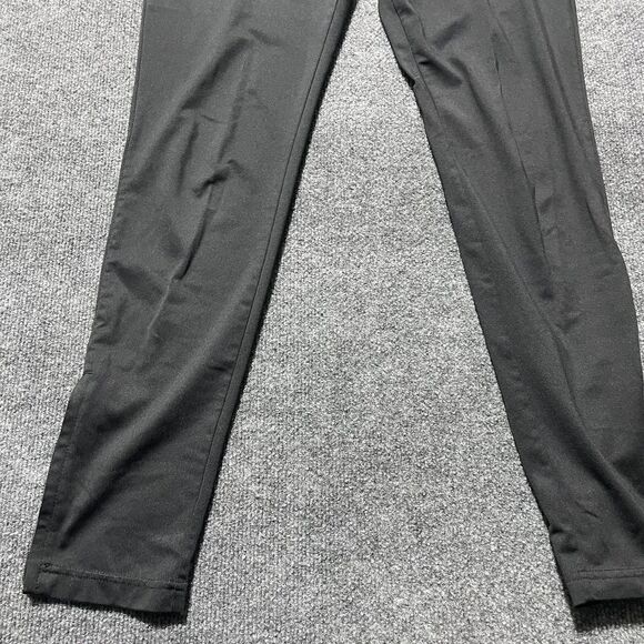 Nike Dri-Fit Track Pants Mens Small Black Zip Ankle 24 Logo Training 588501-010 - Picture 4 of 12